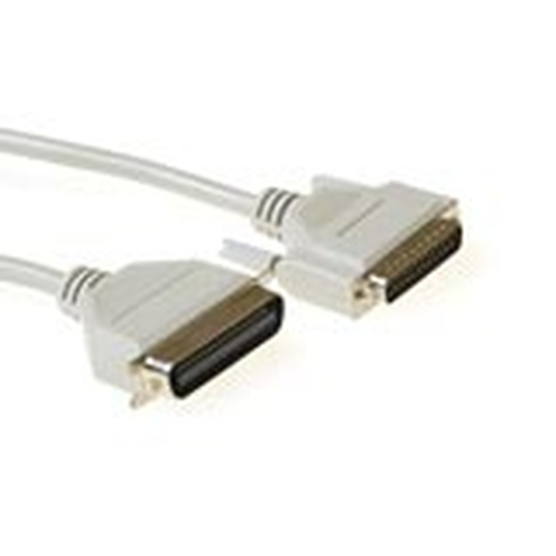 ACT Printercable 25-polig D-sub male - 36-polig Centronics male paralleelkaabel 3 m