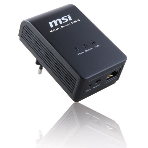 MSI ePower 500HD Single Ethernet 500 Mbit/s