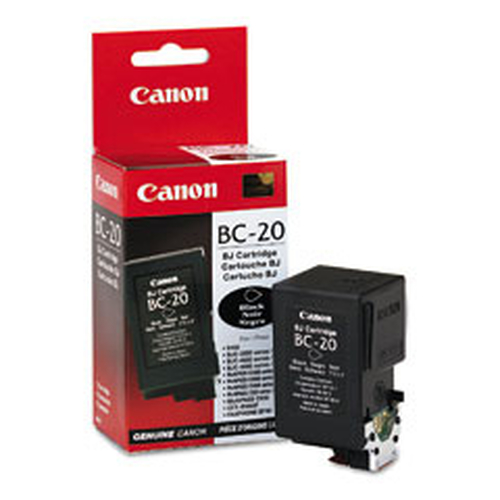 Canon - Negro - original - cartucho de tinta - para BJC-2000 210 2100 240 250 4000 4100 4200 4300 4400 Photo 4550 4650 - BC-20