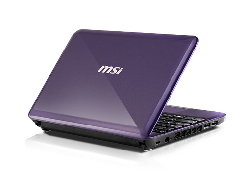 MSI Wind U135DX-2250FR Intel Atom N550 Märkmikarvuti, 10", 1 GB RAM, 250 GB