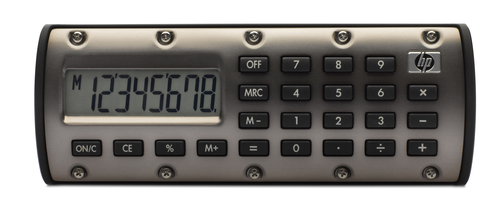 HP Quick Calc kalkulaator Tasku Tavaline kalkulaator Pronks