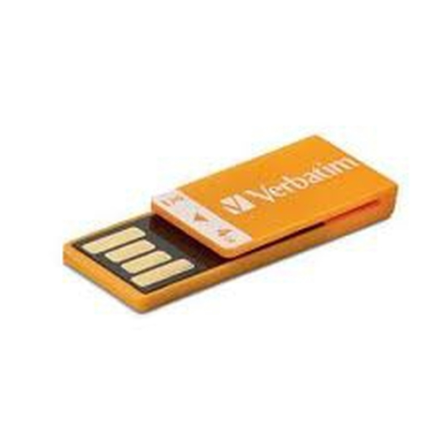 Verbatim 4GB Clip-it USB-välkmälu USB tüüp A 2.0 Oranž