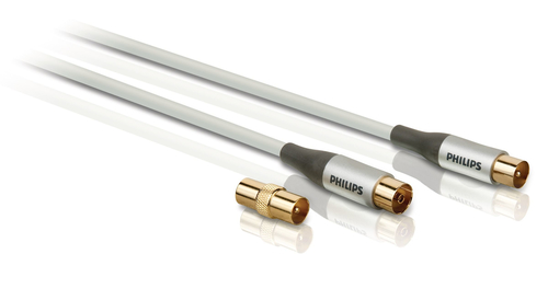 Philips SWV3133H/10 koaksiaalkaabel 2 m Valge