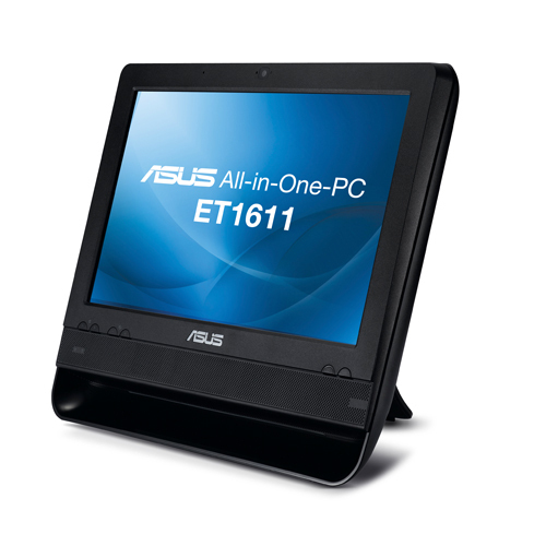 ASUS ET ET1611PUT-B0060 kõik-ühes PC/tööjaam Intel Atom D425, 15.6", 1 GB RAM, 250 GB