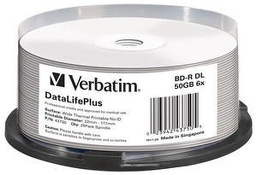 Verbatim DataLifePlus BD-R 50 GB 25 tk