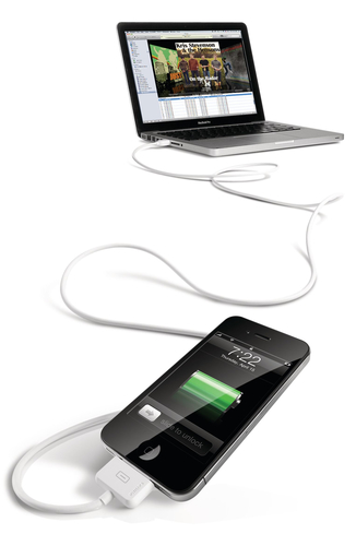 Philips DLC2417/10 USB-kaabel 2 m Valge