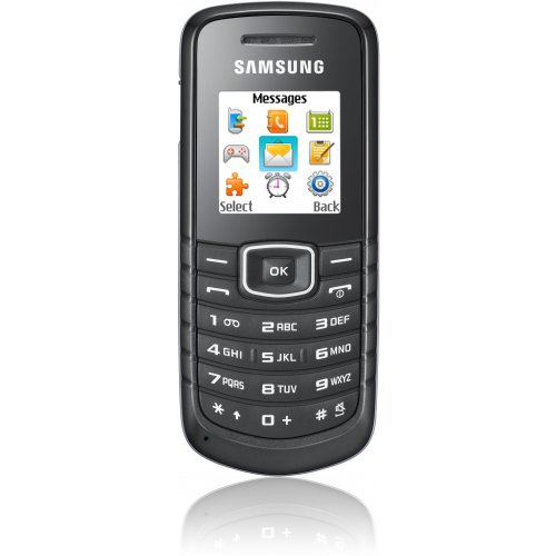 Samsung E1080 3,63 cm (1.43) 64,5 g Must
