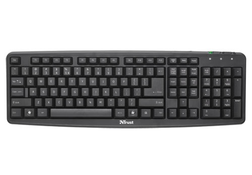 Trust ClassicLine klaviatuur USB QWERTY Must