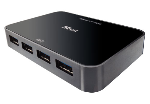 Trust SuperSpeed 4-Port USB 3.0 Hub 5000 Mbit/s Must