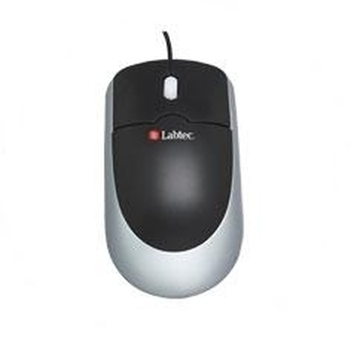 Logitech Labtec Standard Wheel Mouse PS2 Black/Silver - 910-000210