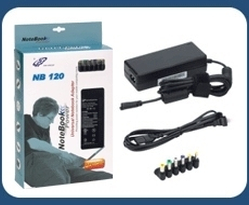 FSP Universal Notebook Adaptor maitinimo adapteris / inverteris 120 W Juoda