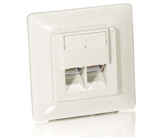 Equip Cat.6 German Modular Faceplate