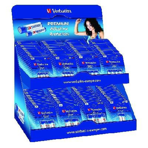 Verbatim Top display Einwegbatterie Alkali