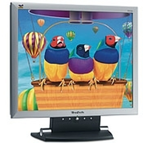 ViewSonic VE510s - Monitor LCD - 15 - 1024 x 768 - 250 cd/m² - 4001 - 16 ms - VGA - plateado sobre negro - VE510S