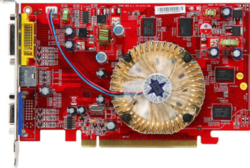 RX1550-TD256E MSI RX1550-TD256E - Tarjeta gráfica - Radeon X1550 - 256 MB DDR2 - PCIe x16