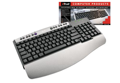 Trust KEYBOARD SILVERLINE DIRECT klaviatuur PS/2