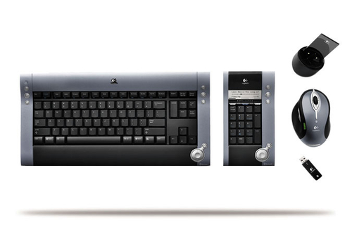 Logitech diNovo Media Desktop Laser klaviatuur Hiir kaasa arvatud Raadioside