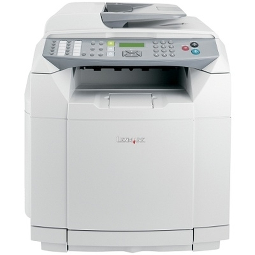 Lexmark X502n - Impresora multifunción - color - laser - Legal 216 x 356 mm original - Legal material - hasta 31 ppm copiando - hasta 31 ppm impresión - 250 hojas - 336 Kbps - USB 20 LAN - 25C0210