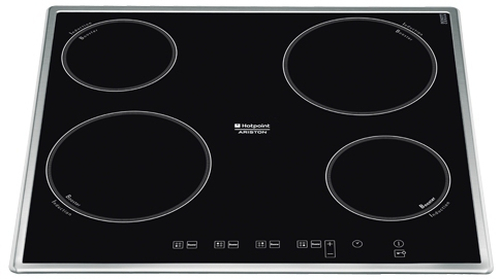 Hotpoint KIC 644 X Must Sisseehitatud Tsooniga induktsioonplaat 4 tsoon(id)