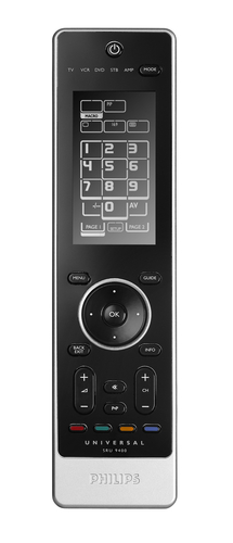 Philips SRU9400/17 télécommande IR Wireless DVD/Blu-ray, SAT, TV, VCR Appuyez sur les boutons 0