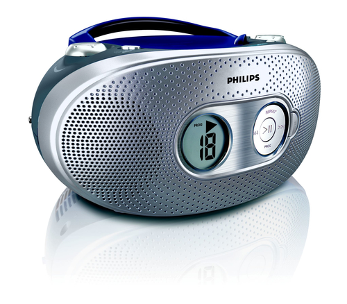 Philips AZ1021/12 garso kolonėlių komplektas namams 2 W Sidabras