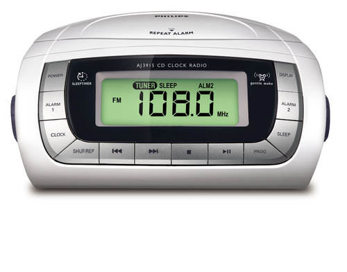 Philips AJ3915/79 kaasaskantav stereosüsteem 1,6 W FM, MW Hõbe