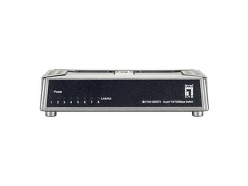 LevelOne FSW-0808TX – Netwerkswitch – 8-poorts – 10/100 Mbps – Unmanaged – Auto-MDI/MDIX – 1,6 Gbps switchingcapaciteit – 96KB buffer – Fanless –, afbeelding 5