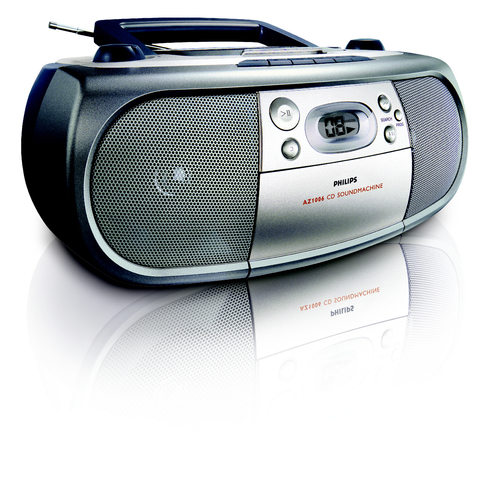 Philips AZ1006/11T garso kolonėlių komplektas namams 2 W Mėlyna, Metalinis