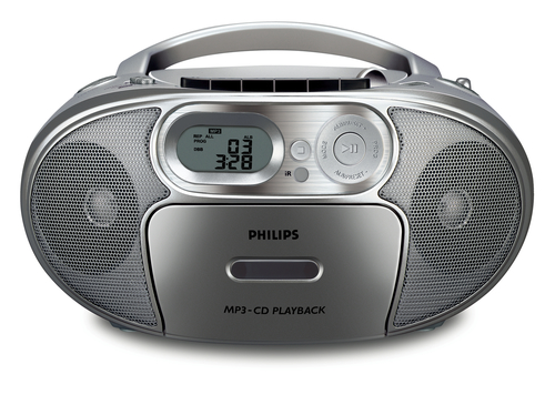 Philips AZ1309/61 garso kolonėlių komplektas namams 2 W Sidabras