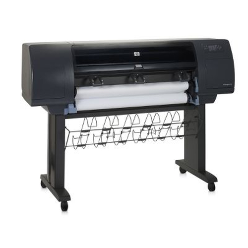 HP DesignJet 4000 - 42 impresora de gran formato - color - chorro de tinta - A0 Rollo 1067 cm x 914 m - 2400 x 1200 ppp - hasta 93 metros cuadrados/hora monocromo / hasta 93 metros cuadrados/hora color - capacidad 1 rollo - LAN IEEE-1394 Firewire - cortador - Q1273A