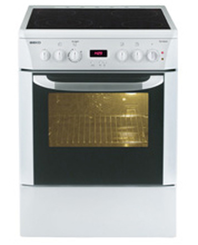 Beko CE68206 plīts & cepeškrāsns Brīvi stāvoša plīts Elektrisks Balts A