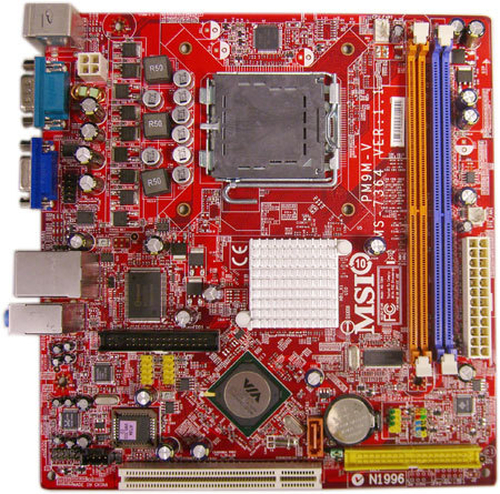 MSI PM9M-V - Placa base - micro ATX - Socket LGA775 - P4M900 Chipset - LAN - gráficos en la placa - audio de 6 canales - Código: PM9M-V | Compra en Guadalajara