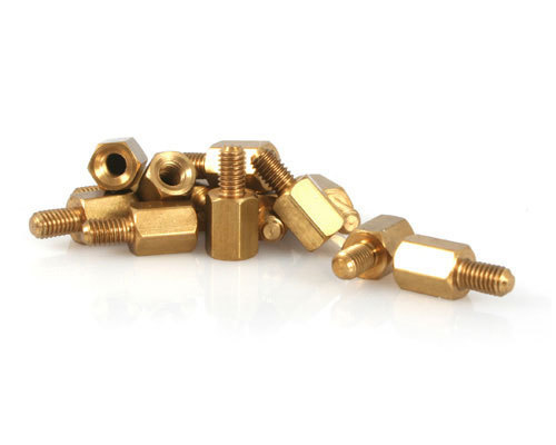 6-32 BRASS MOTHERBOARD STANDOFFS - 15 PK