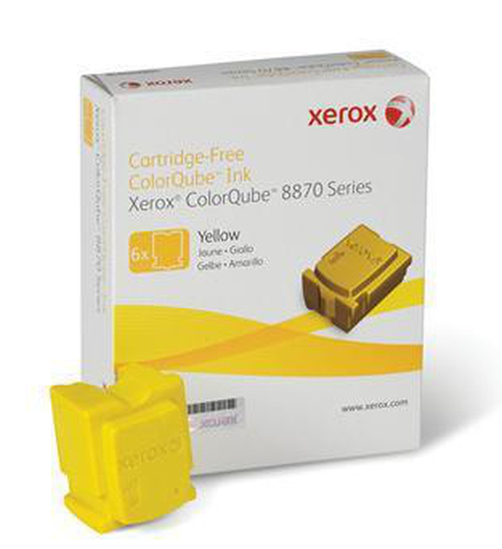 TINTA XEROX SOLIDA AMARILLO 6 BARRAS 17300 PAG 108R00960 - 108R00960