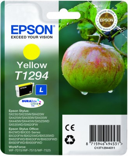 Original Epson T1294 High Capacity Yellow Ink Cartridge - image 2
