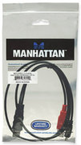 Manhattan 306041 USB kabelis 1 m USB A Mini-USB B Juoda
