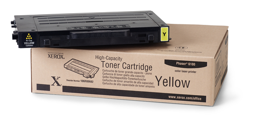 TONER XEROX PHASER 6100 GRAN CAPACIDAD AMARILLO - 106R00682