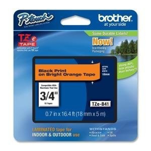 CINTA BROTHER TZEB41 NEGRO/NARANJA TZEB41 - Código: TZEB41 | Compra en Guadalajara