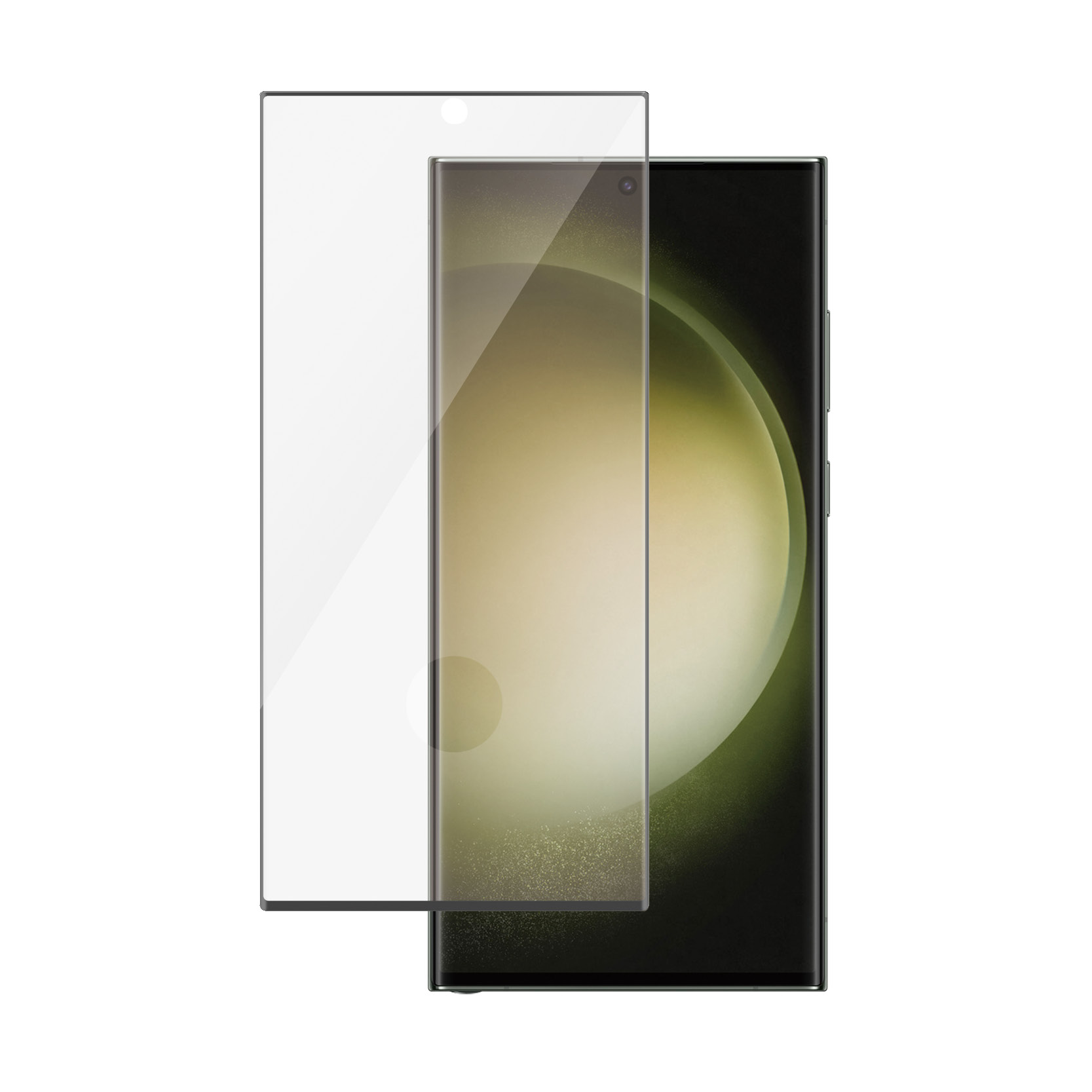 PanzerGlass Displayschutz Samsung Galaxy S23 Ultra | Ultra-Wide Fit m. EasyAligner