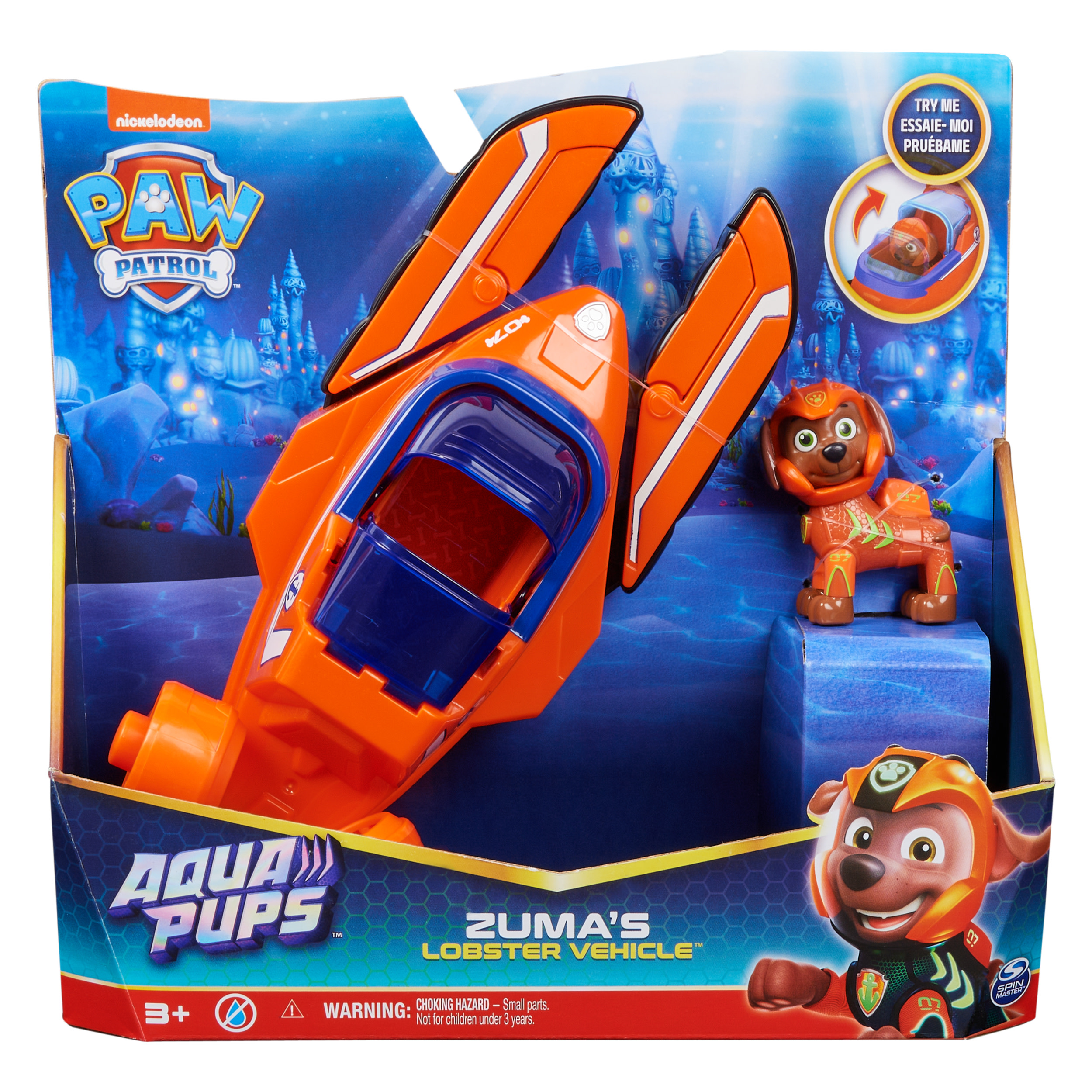 Spin Master PAW Patrol Aqua Pups Zuma Transforming Lobster Vehicle with