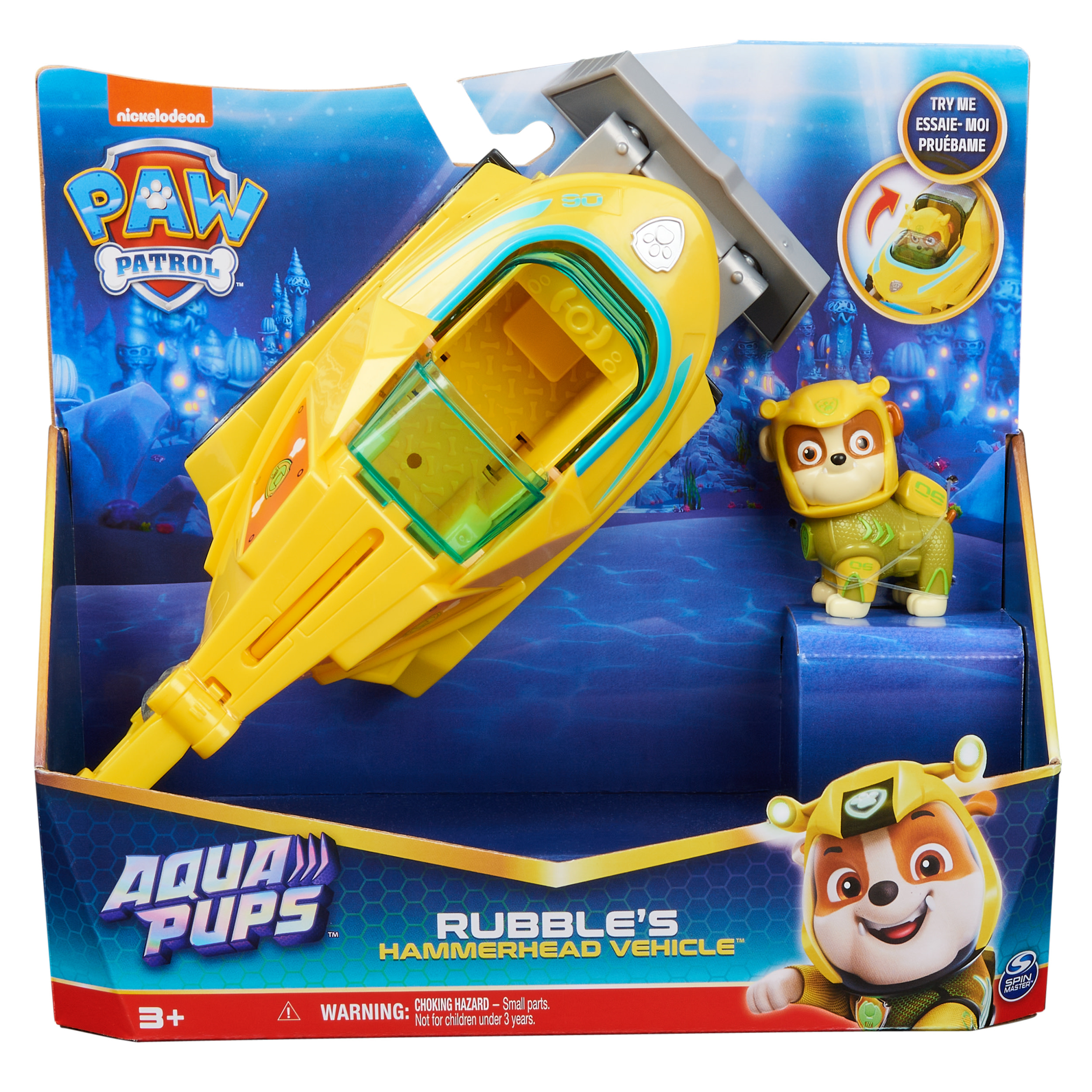 Spin Master PAW Patrol Aqua Pups Rubble Transforming Hammerhead Shark