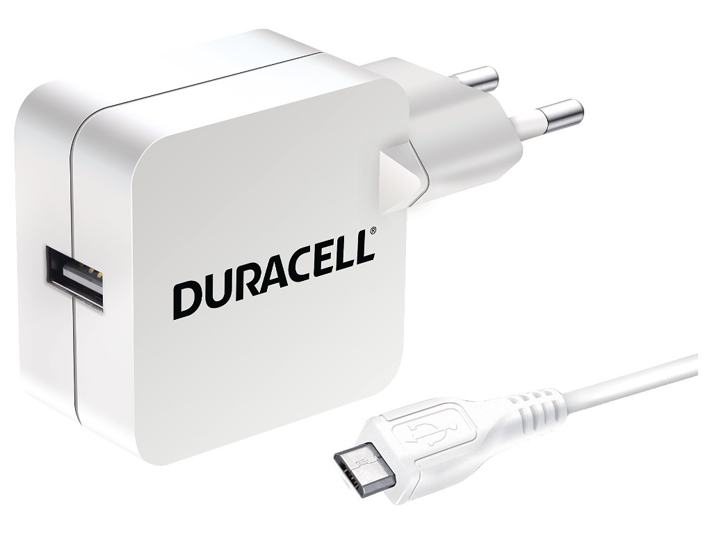 Duracell DMAC10W-EU mobiliojo įrenginio kroviklis Universalus Balta AC Vidaus