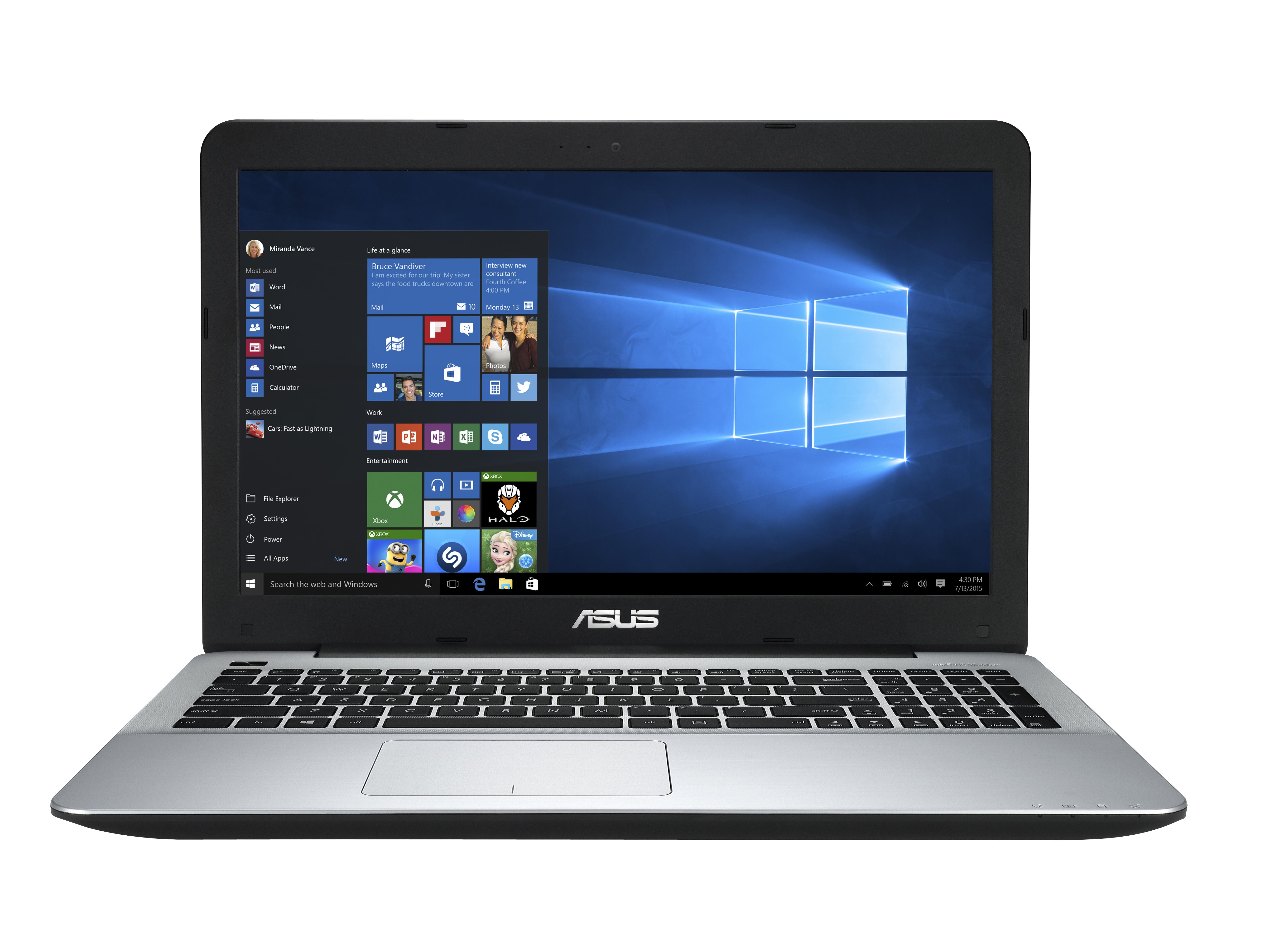 Specs ASUS X555UJ-XX064T laptop Intel® Core™ i5 i5-6200U 39.6 cm (15.6