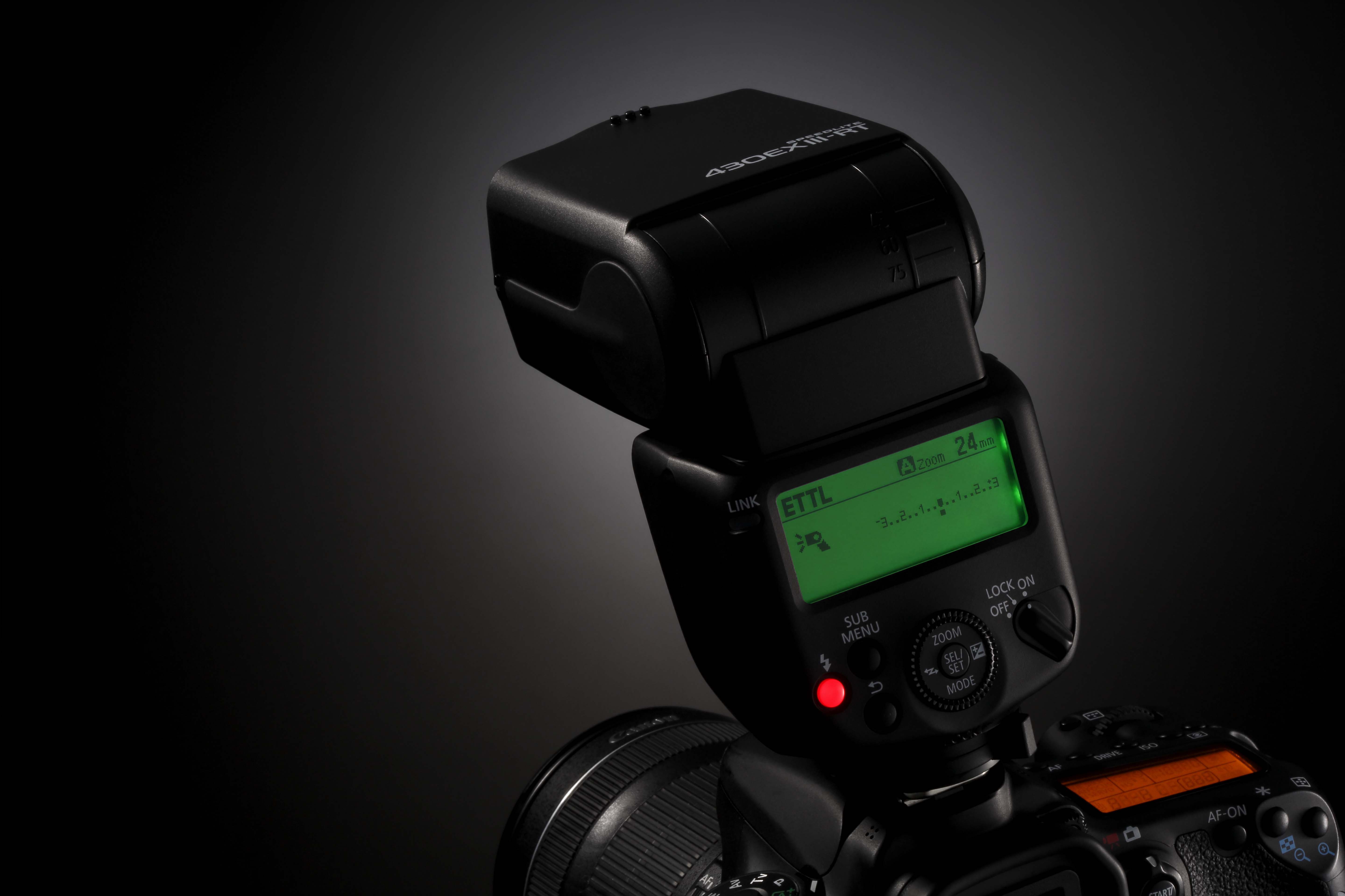 产品数据 canon speedlite 430ex iii-rt 紧凑型闪光灯 黑色 照相机