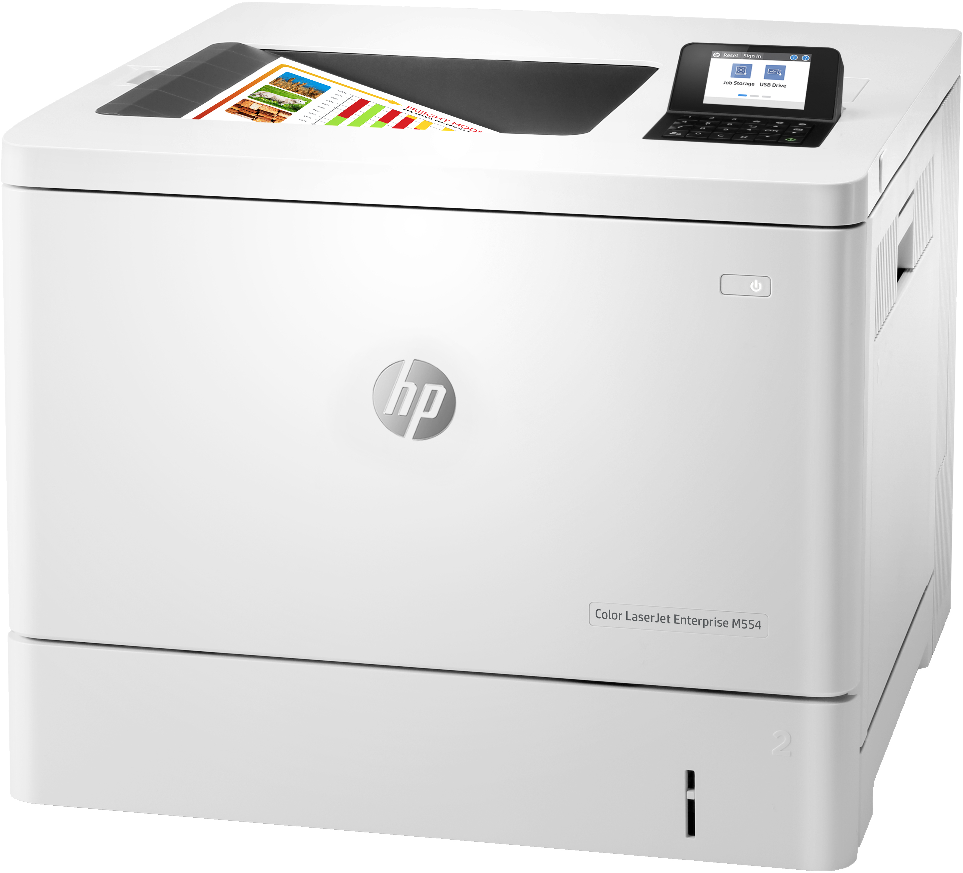 HP Color LaserJet Enterprise M554dn Printer