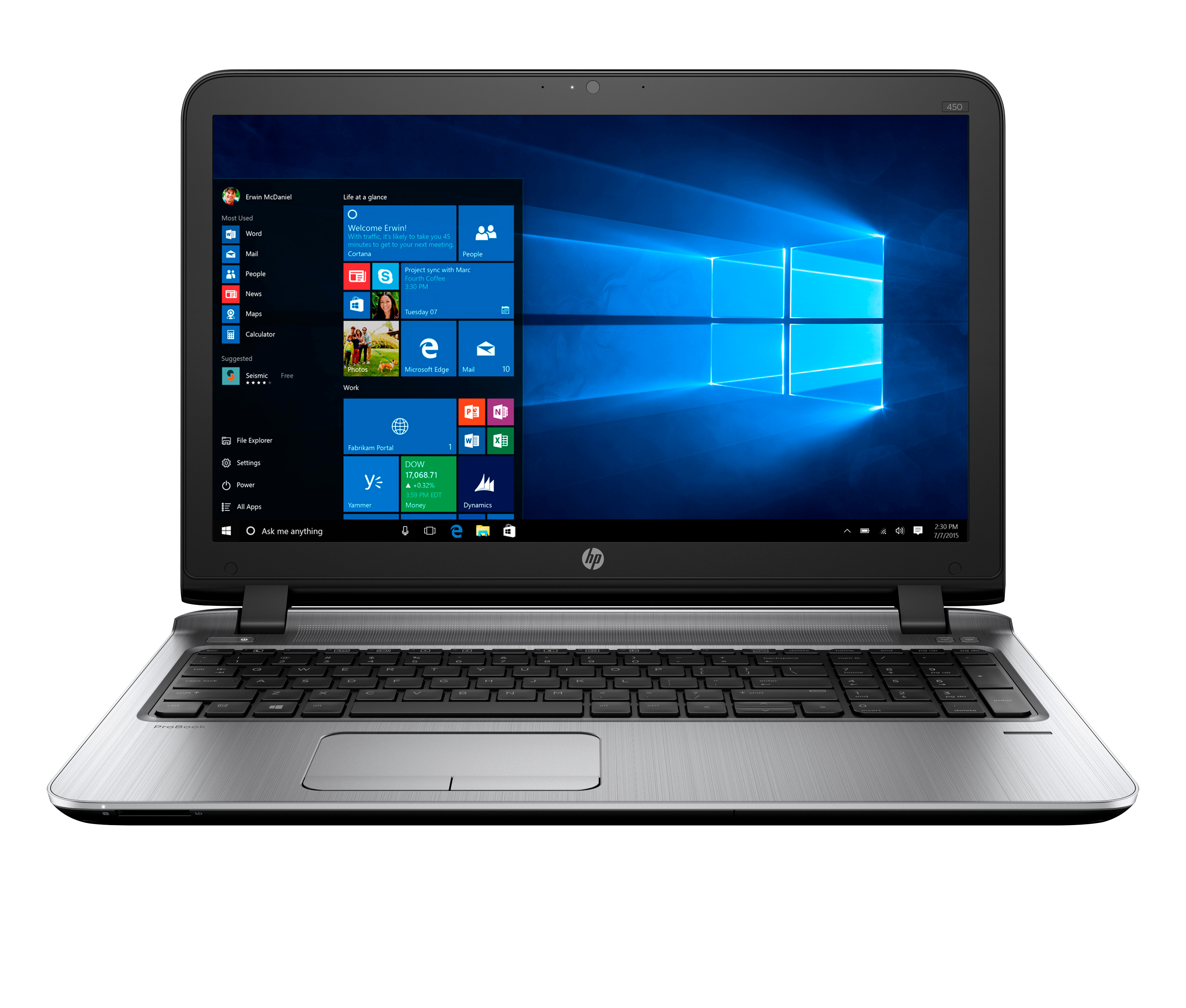 Specs HP ProBook 450 G3 Intel® Core™ i5 i5-6200U Laptop 39.6 cm