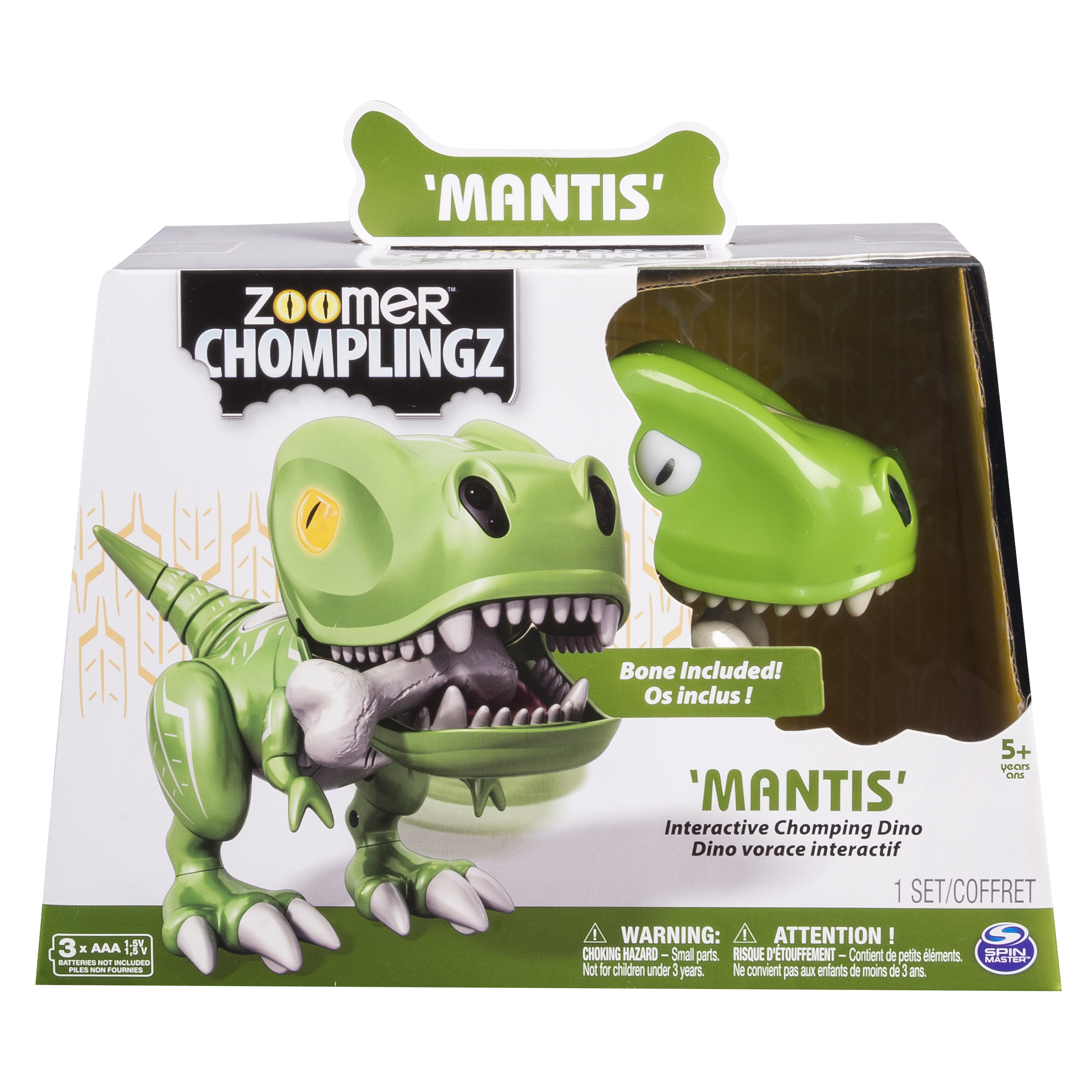 Specs Zoomer Chomplingz Entertainment Robots (6023358) Robot Dino Zoomer Chomplingz Green