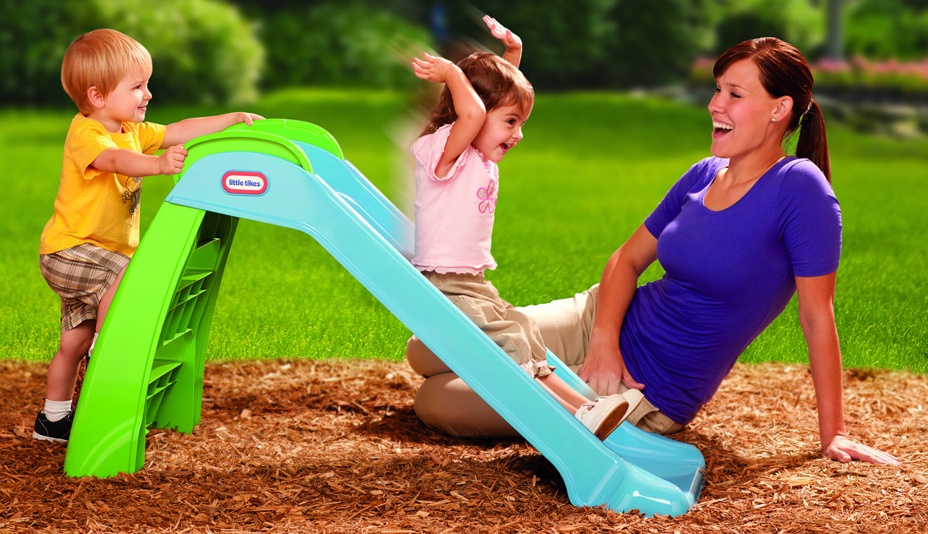 little tikes wet and dry first slide