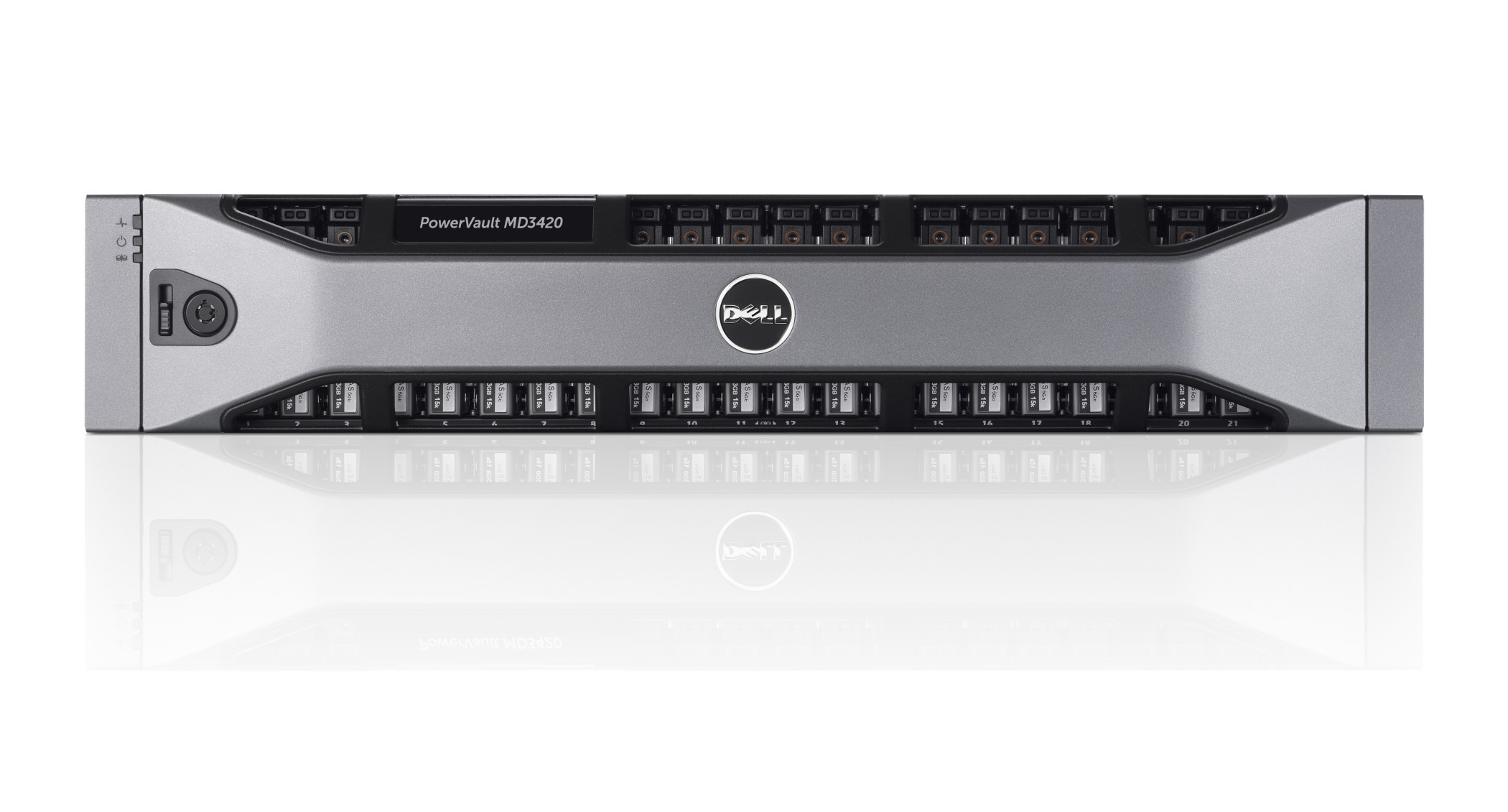 Product datasheet DELL PowerVault MD3420 disk array 7.2 TB Rack (2U