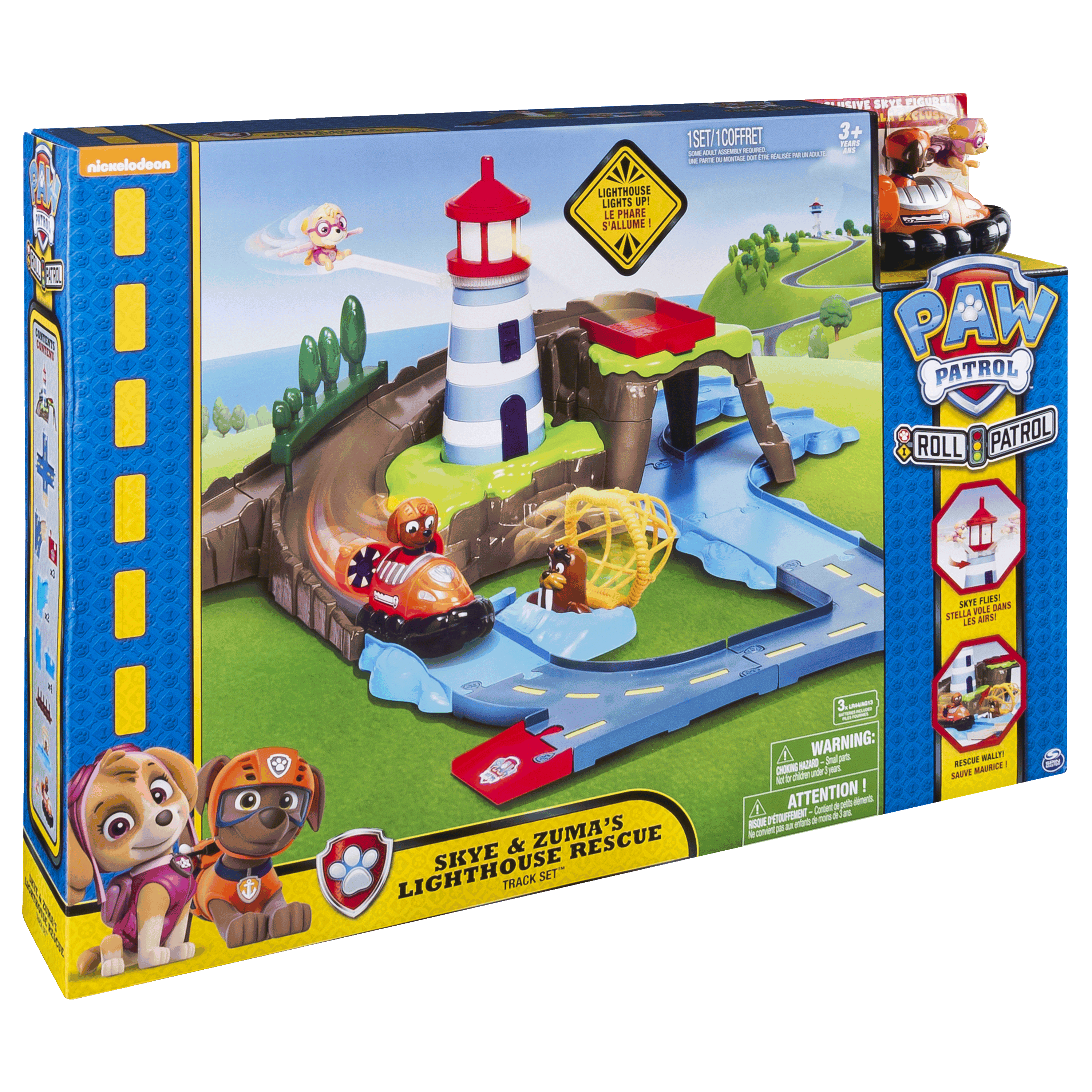 paw patrol skye and zuma lighthouse rescue